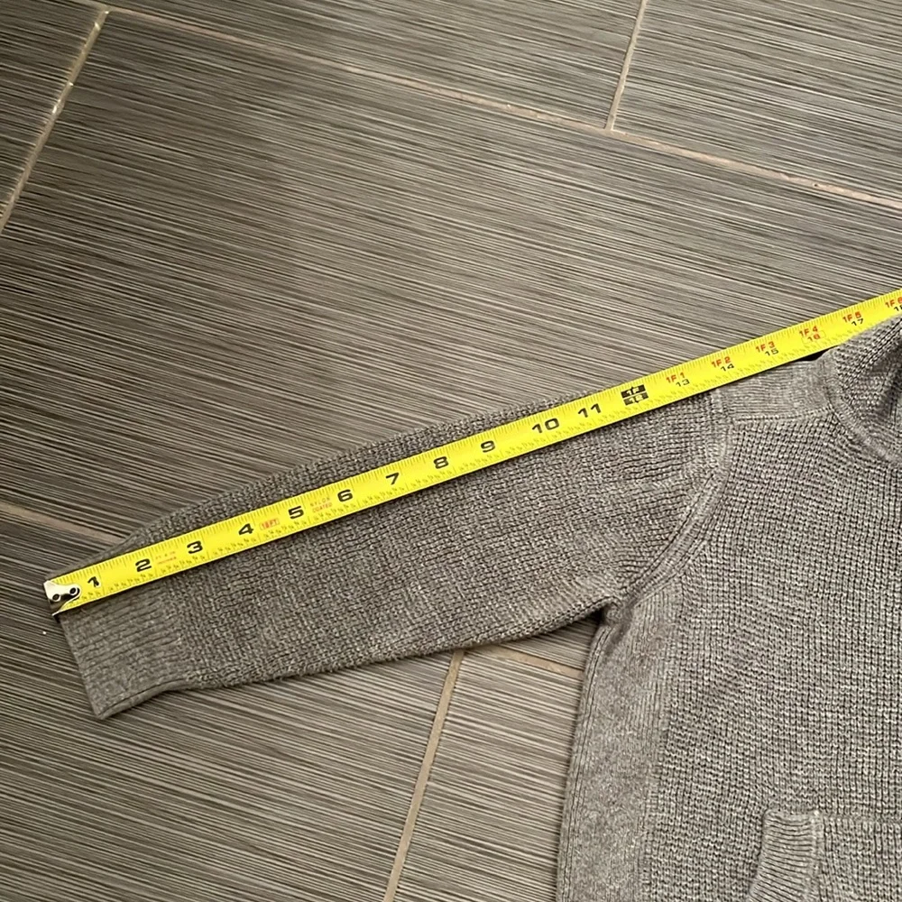 Baby Gap Toddler Gray Hooded Zippered Sweater Sz 3 Years‎ Knit Pockets 3T FLAW